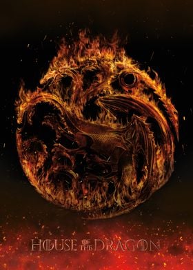 Wall Art Print House of Dragon - Daemon Targaryen, Gifts & Merchandise