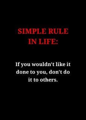 quotes rules life 
