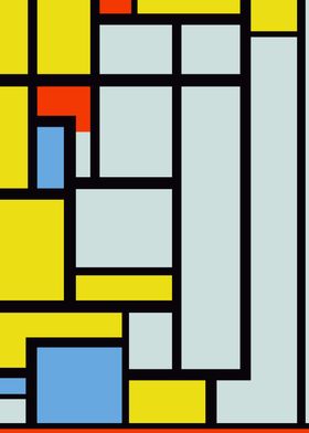 Mondrian Color Composition