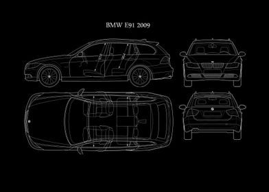 BMW E91 2009