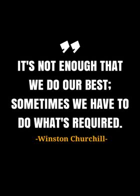 Winston Churchill quote 