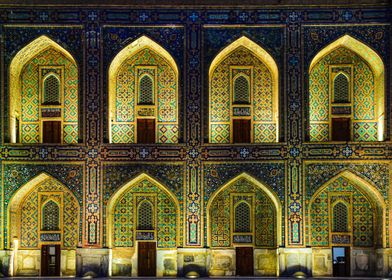 The interior of a Mosque