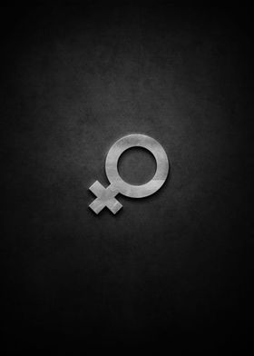 Female symbols poster