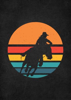 retro vintage rodeo