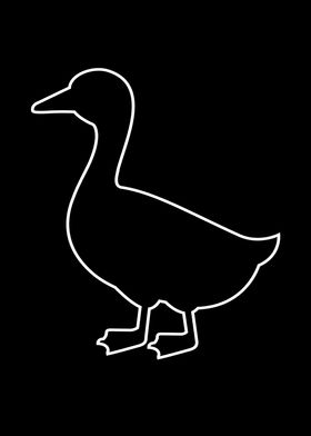 Duck Silhouette Duck Ducks