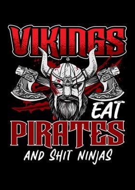 Vikings eat pirates