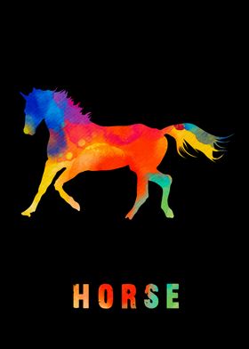 Horse Colorfull