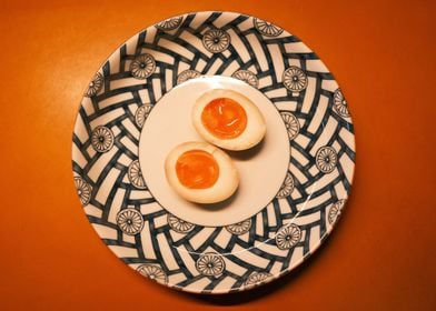 sliced egg