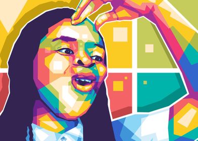 Dizzy Funny WPAP Popart