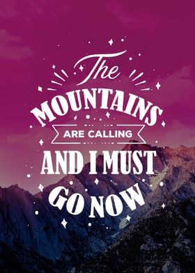 Mountains are calling