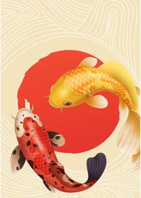 Japanese Aesthetic Koi