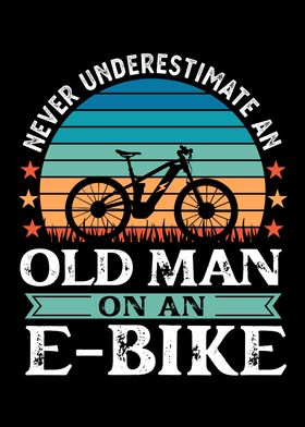 Old Man on an Ebike