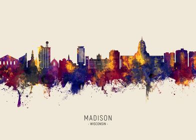 Madison Skyline Wisconsin