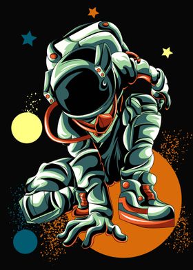 illustration astronaut