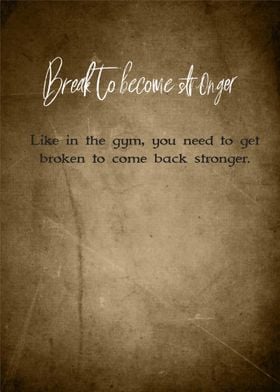 Become stronger