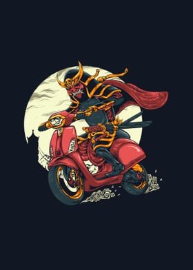 Samurai riding