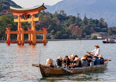 Reverence at a Torii Gate