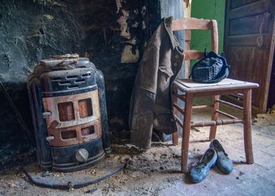 Stove and clothes