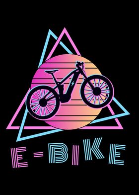 EBike Retro 80s Sunset