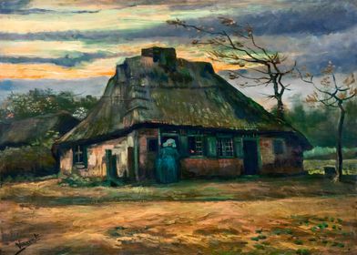 Van Gogh The Cottage 1885