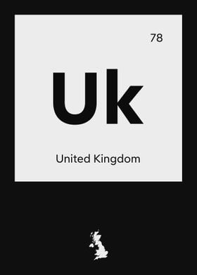 United Kingdom Country Map