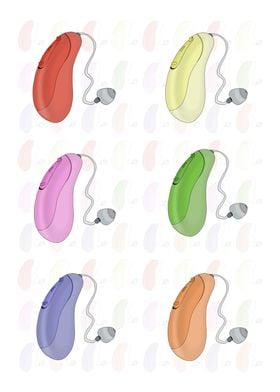 Colorful Hearing Aids