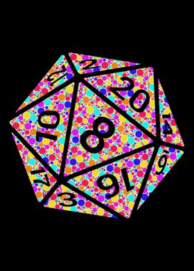 Dot Day 20 Sided Dice