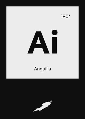 Anguilla Country Map