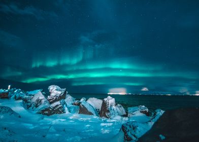 Auroras over Iceland 