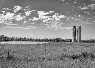 Field Agriculture Silos