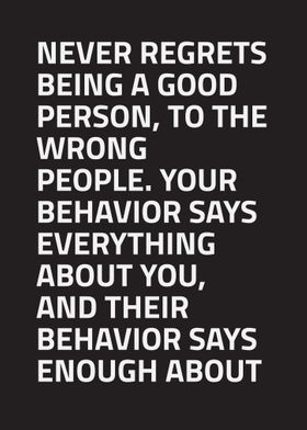 Being a Good Person