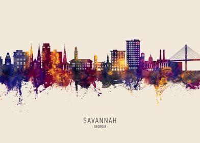 Savannah Skyline Georgia