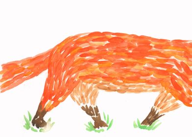 Fox Passing By 