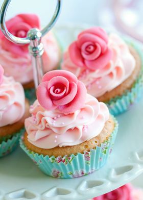 Pink cupcakes