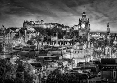 Edinburgh in the evening 