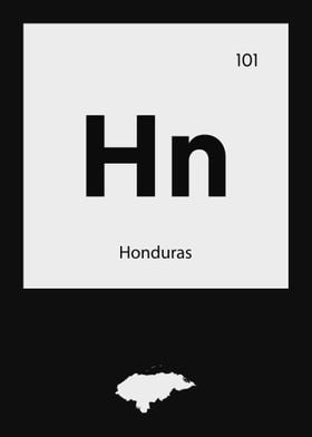 Honduras Country Map