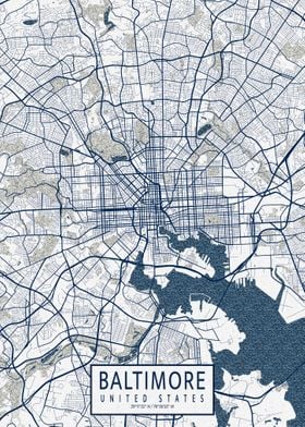 Baltimore Map Coastal