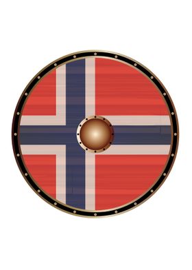 Viking Shield Norwegi Flag