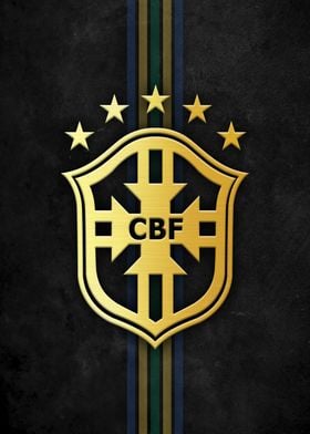 Brazil Football Emblem