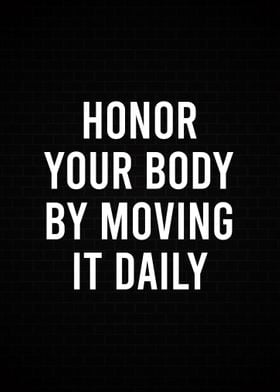 HONOR YOUR BODY