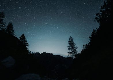 Dolomites Night Sky 2