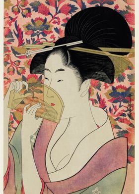 Kushi by Utamaro Kitagawa 