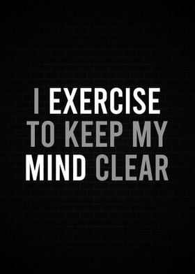 I EXERCISE