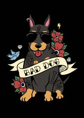 Doberman Bad Dog 