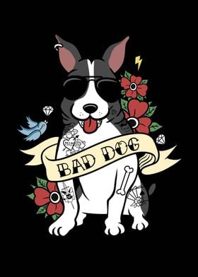 Boston Terrier Bad Dog 