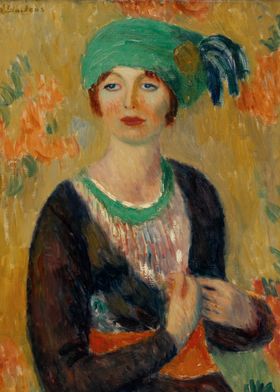 Girl in Green Turban 1913