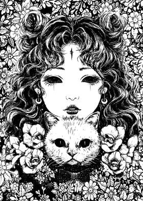 Gothic Manga Cat Girl