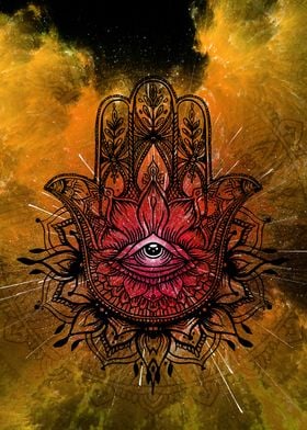 Hamsa unearthly mandala