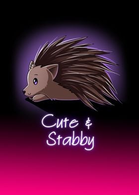 Cute and Stabby Hedgehog