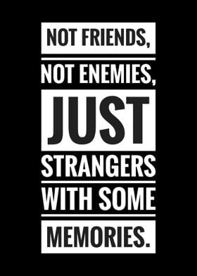 Not Friends Not Enemies 